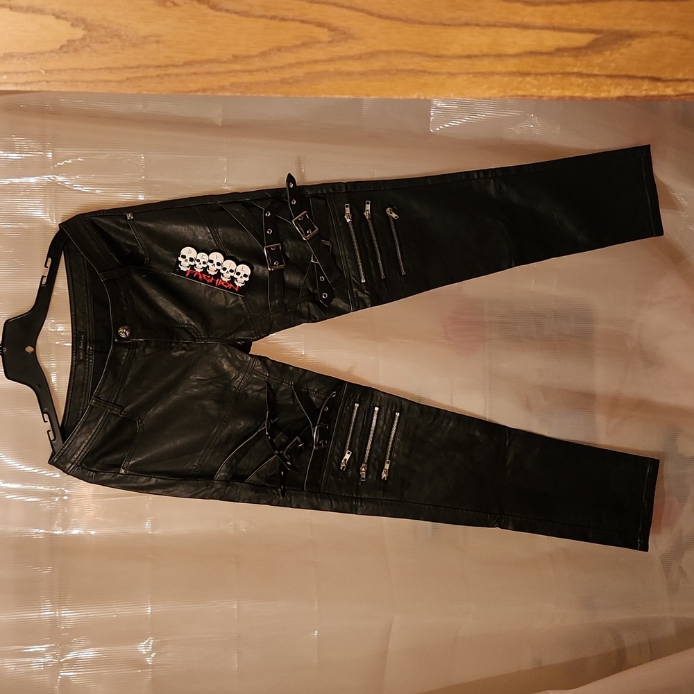 Faux Leather Pants